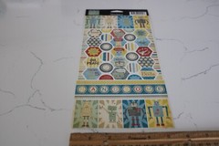 BBP ~ Bazzill Basics Robot and Phrase Stickers Scrapbooking Journalling Crafts