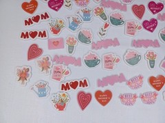 168 Mother’s Day Dimensional 3D Foam Sticker Lot Classroom Craft Stickers