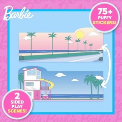 Horizon Group USA Barbie Puffy Sticker Playset, 75 Reusable Stickers, 2-Sided Be