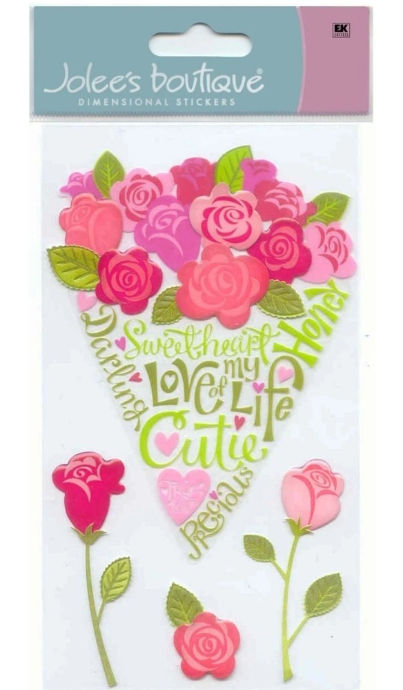 Jolee’s Boutique 3-D BOUQUET OF LOVE NEW