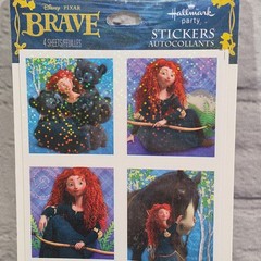 Merida and her Horse Angus from the Disney movie BRAVE – 4 sheets Sealed Package