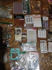 Lot Of 45 + Crafting Embellishments/ Stick Ons And Mini Picture Frames