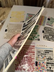 Huge Alphabet Sticker Lot Scrapbooking Letters Numbers Bundle