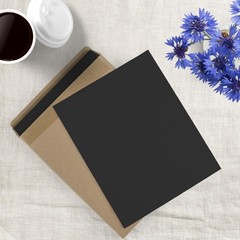 25 PCS 11×14 Inch Black Uncut Mat Boards Backing Matte For Print Photo Craft