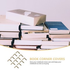 50Pcs Metal Book Corner Covers Vintage Iron Photo Frame Corner Protectors