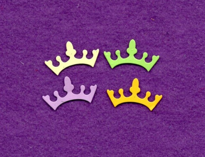 CROWN # 10 die cuts scrapbook cards