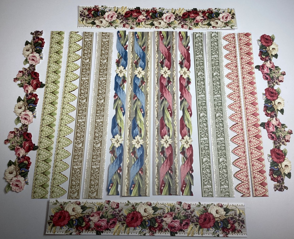 Anna Griffin Fall Border Embellishments 16 Piece 12”