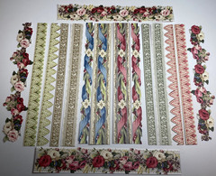 Anna Griffin Fall Border Embellishments 16 Piece 12”