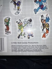 Disney’s SPORT GOOFY Sticker Saver Sticker Album & Stickers VTG. 1984 NEW SEALED