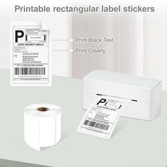 3 X 5 Inch Rectangle Sticker White Moving Labels for Boxes, 300PCS Waterproof…