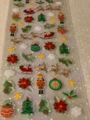 CHRISTMAS CRAFTS STICKERS CHRISTMAS MINI EPOXY STICKERS