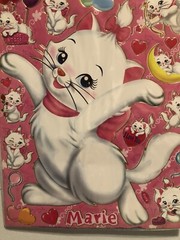 Disney Marie Cat Large Sticker Sheet 2 Sheets
