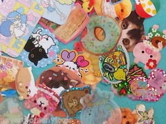 ❤️STICKER FLAKES LOT ~ KAWAII STICKERS ~ DELUXE EDITIONS Hello Kitty Japanese❤️