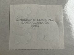 Vintage Mylar Foiled Cats Sticker Mod, Hambly Brand, Santa Clara CA, 4 Cats