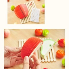 2PCS/Set Cute Fruit Memo Pad Apple Pear Shaped Note Paper School Supplies DIY