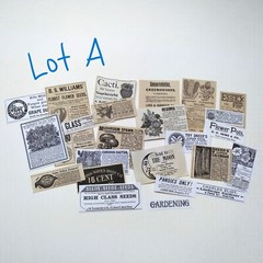 GARDENING 24pc Junk Journal Ephemera Paper Pack Vintage Ads Collage Art LOT A