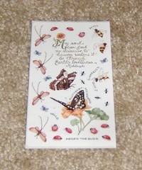 Colorbok Sticker Sheet ~ Susan Branch…..Bugs, Butterflies, Insects