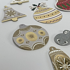 Anna Griffin Embellishments Christmas Ornaments 20+ Some Are 3D Card Making