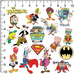 LOONEY TUNES MASHUP VARIETY DIE CUT VINYL 50 CT STICKER PACK