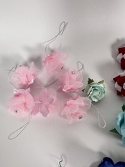 Lot of Loose Artificial Flowers Various Crafting, Card Making, Sewing, Scrapbook