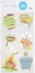 Recollections Making Ceramic POTTERY Wheel Throwing Slip Clay Tools Kiln Sticker