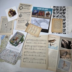 Junk Journal Supplies Vintage Ephemera Lot 4.5+ lb Paper Scrapbook Collage Craft