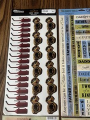 Family Dad Mom Scrapbooking Lot Embellishments Stickers Rub Ons Grandpa Grandma