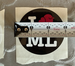 Mystery Land ML USA White and Black Sticker Set NEW RARE