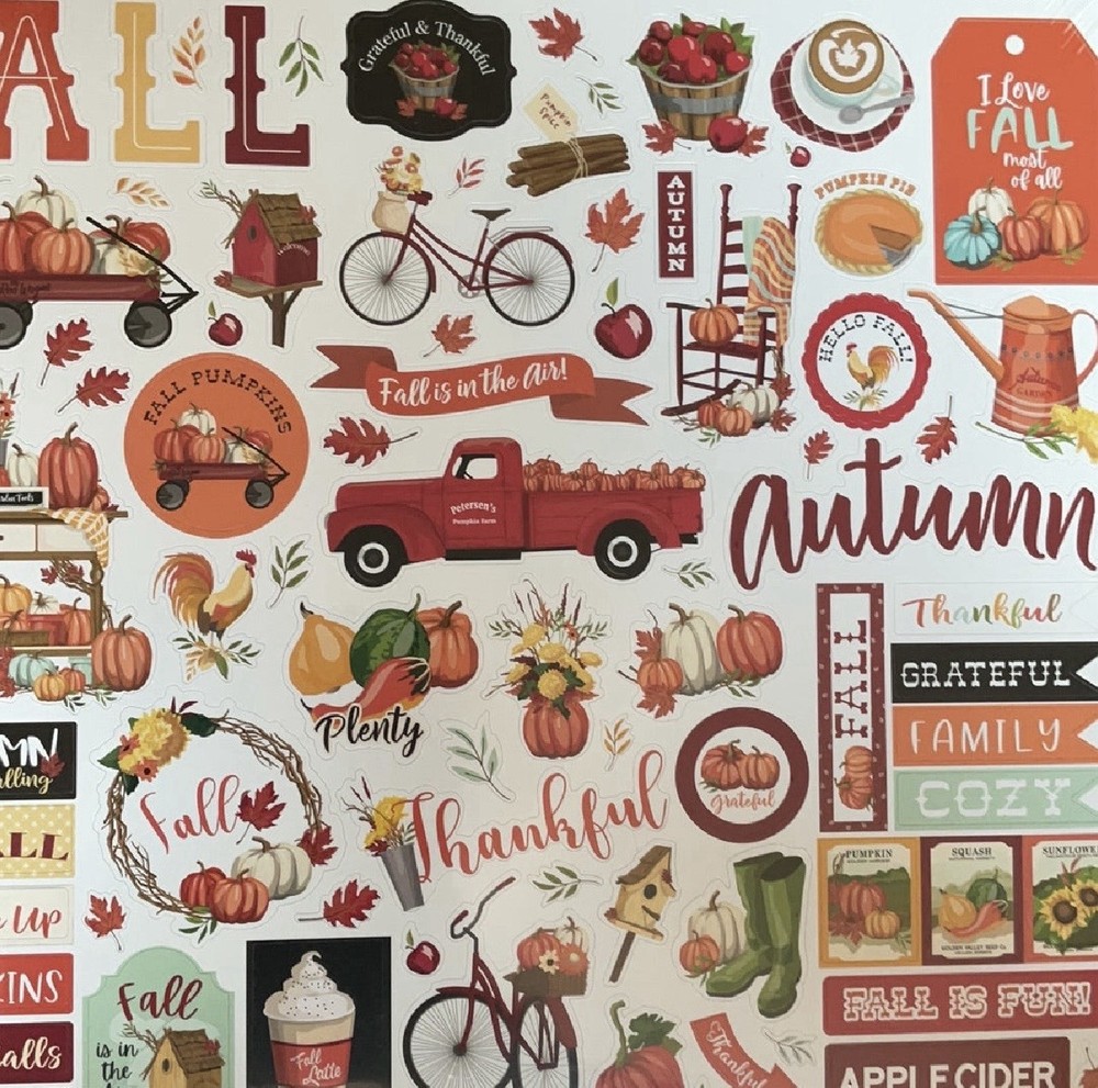 Echo Park Element Stickers Welcome Autumn CBWA138014 Fall