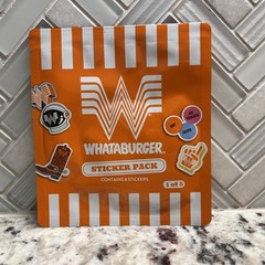 2026 Whataburger Kids Meal Sticker Pack 1 of 5 Collectible Sealed Set of 8 New