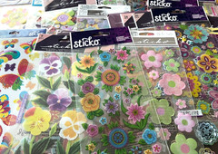 YOU CHOOSE – NEW – STICKO FLOWERS BUGS & BUTTERFLY STICKERS – SOME RARE