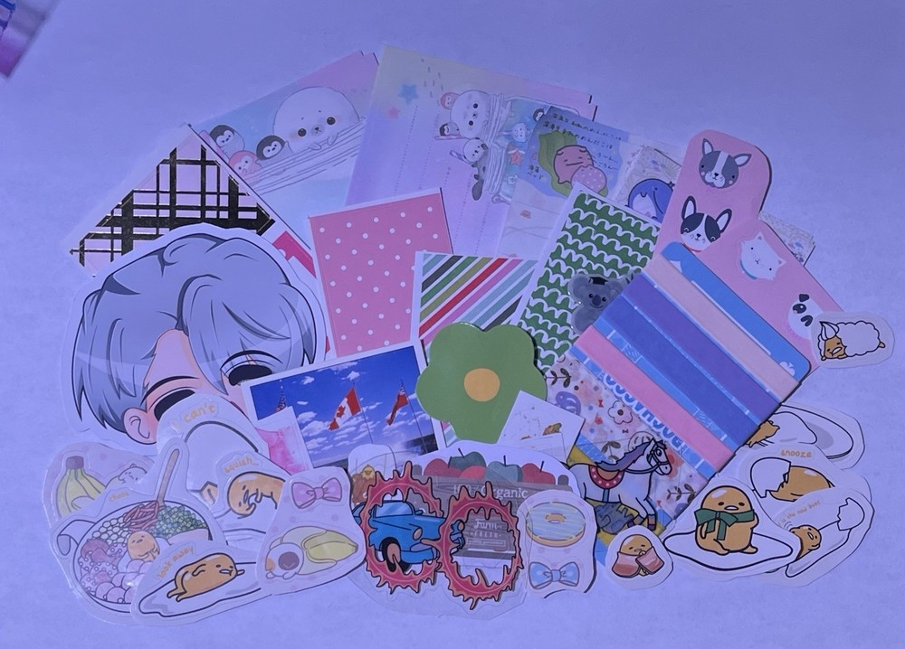 Stationary Bundle Stickers Memo Pads Washi Tape Perfect For Journals Cute