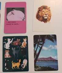 20 Playing Cards Most Vintage Ephemera Junk Journal Veggies Mountains Cats Dogs