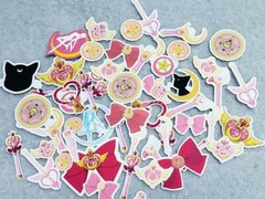Magical Girl Journal Sticker Grab Bag | Sailormoon,Sakura Cardcaptor, Magic Wand