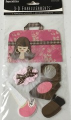 *TEEN GIRL* Scrapbook Lot~ K & Co, Paper Bliss, Jolee’s Stickers ~26 Packs NEW
