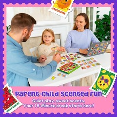 300Pcs Scratch N Sniff Scented Reward Stickers for Kids, Teachers