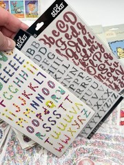 Lot 50 Assorted Scrapbooking Embellishment Stickers Album Card Making Appliqué