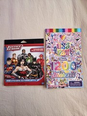 1 New LISA FRANK Over 1200 Stickers Collection 11 Sheets 1 Justice League 251