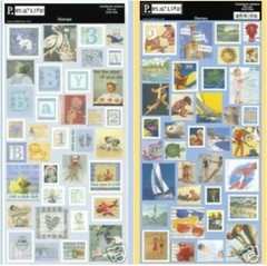 PEBBLES ETC REAL LIFE STAMPS WATER FUN or BABY BOY – CARDSTOCK STICKERS 6″ x 13″
