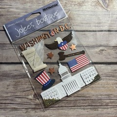 Jolee’s Boutique Dimensional Scrapbook Stickers WASHINGTON D.C. WHITE HOUSE