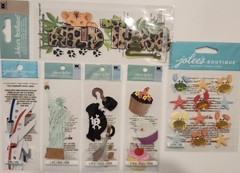 JOLEE’S BOUTIQUE Lot Of 24 Scrapbooking Sticker ASSORTED MIX