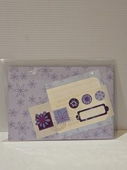 5 Creative Memories PETAL PASSION Double Dip Photo Mat Journal Box Stickers LOT