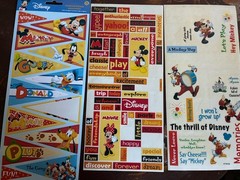 Vintage Sandylion Stickers Mickey Mouse Minnie Goofy Lot Journal Scrapbook New