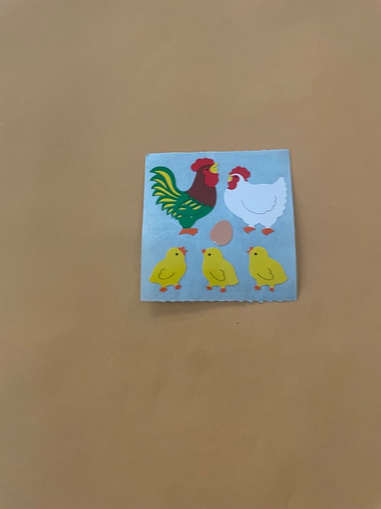 Vintage 1980s Sandylion Chicken Stickers
