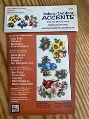 Indoor Outdoor Accents Rub On Transfers Feathered Friends 2524