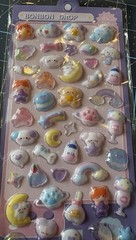 3D Puffy Sticker -3 Lot Kawaii Decorative Stickers for Phone Case, Notebook