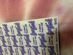 Lisa Frank Vintage Sticker Sheet Roses, Butterflies, Hearts S142 Paper