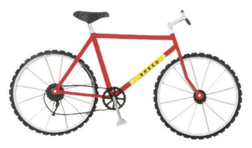 Jolee’s Red Bicycle Mountain Bike Scrapbook Sticker NIP Free Shipping