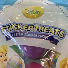 Disney/Pixar TINKERBELL/TANGLED Rapunzel 8 Sticker Filled Easter Eggs New (2)