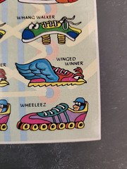 Vintage Scratch & Sniff Sticker Sheet- Silly Sneakers Bubblegum – Sticker Store